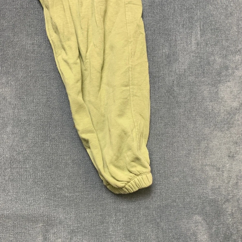 Nike Sweatpants Womens Medium Green Fleece Lined Gym Training Drawstring Waist